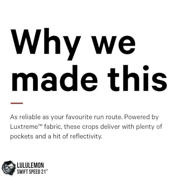 LULULEMON SWIFT SPEED HIGH-RISE 21” CROP DARK RED PETITE WOMEN’S SIZE 8 LEGGINGS - Picture 4 of 16